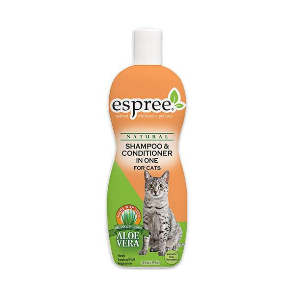 Шампунь и кондиционер Espree Shampoo'N Conditioner In One for Cats в одном флаконе, 355 мл