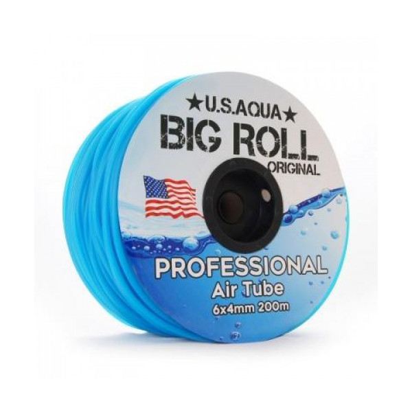 Шланг U.S.Aqua Airline Blue синий 4/6 мм силиконовый, 200 м