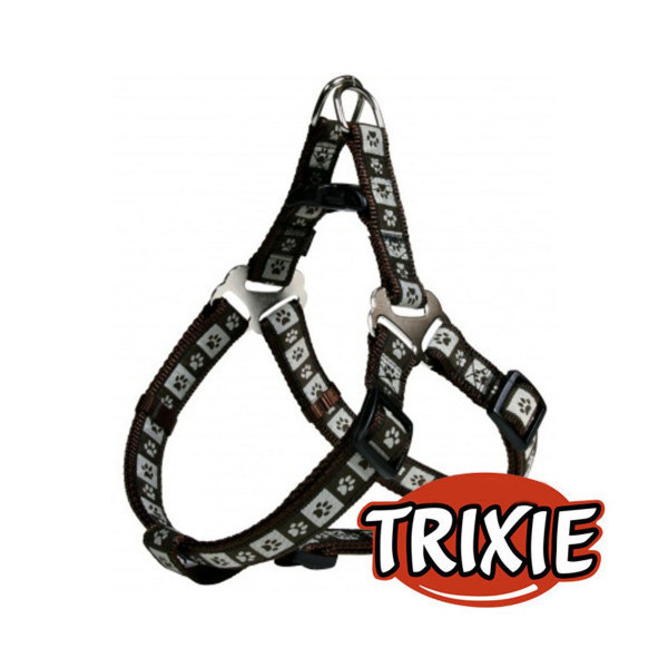 Шлея Trixie Coffee для собак, нейлон, 40-50 см х 15 мм, коричневый-черный