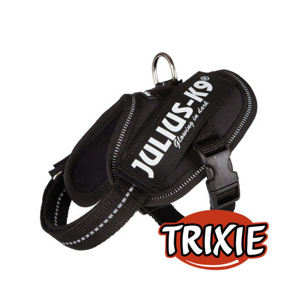 Шлея Trixie Julius-K9® IDC тренировочная, для щенков, 33–45 см х 18 мм, чёрный
