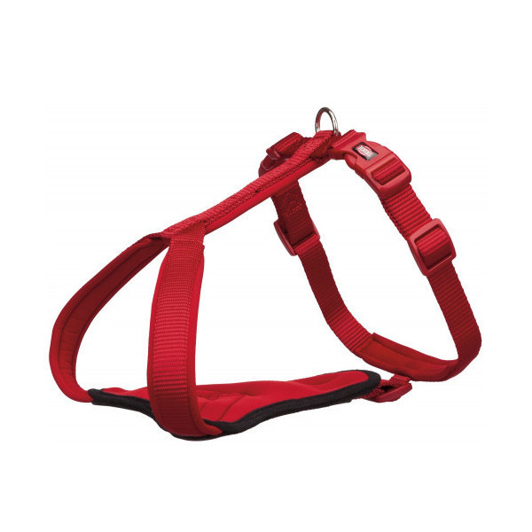 Шлея Trixie Premium Y-Harness M-L для собак, 65-80 см, 20 мм, красный