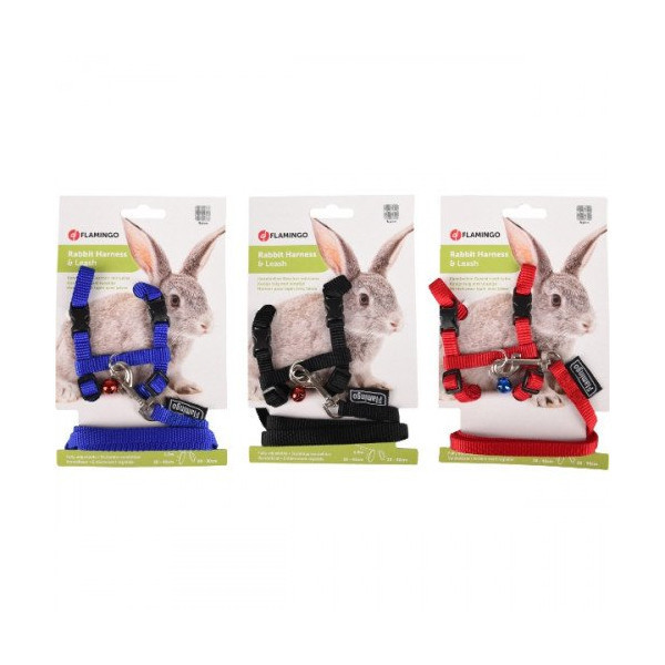 Шлея с поводком Flamingo Rabbit Harness+Lead, для кроликов