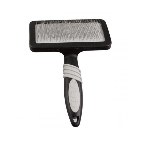 Сликер-пуходерка Flamingo GrooME Slicker Brush для собак, зубцы из нержавеющей стали, 17х12х4 см