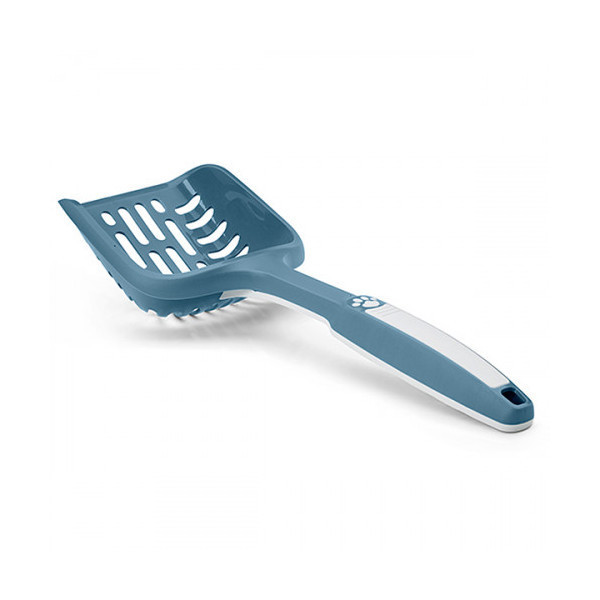Совок для кошачьего туалета Savic Mega-Loo Cat Litter Scoop, сине-серый, 40×14×7 см