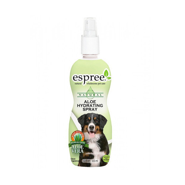 Спрей Espree Aloe Hydrating для мгновенного увлажнения кожи и шерсти для собак и кошек, 355 мл