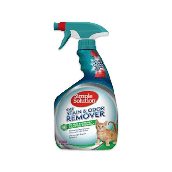 Спрей Simple Solution Cat Stain & Odor для нейтрализации запахов и пятен для котов, 945 мл