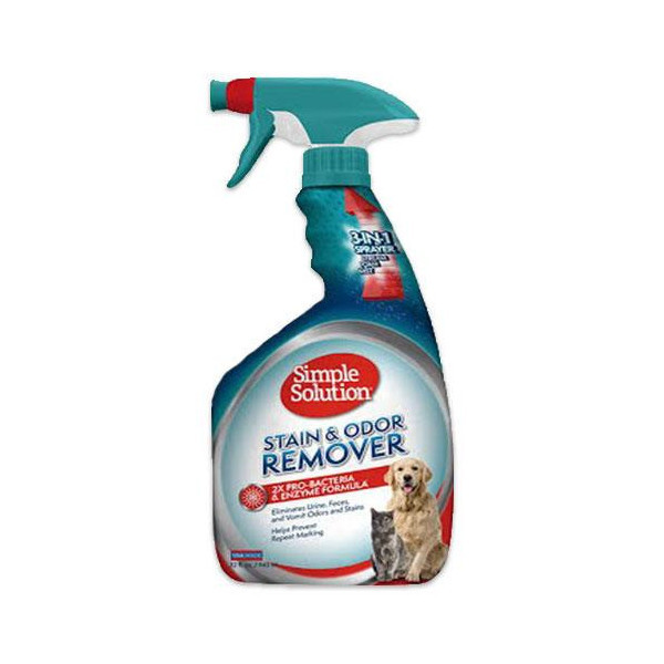 Спрей Simple Solution Stain & Odor для нейтрализации запахов и пятен для домашних животных, 945 мл