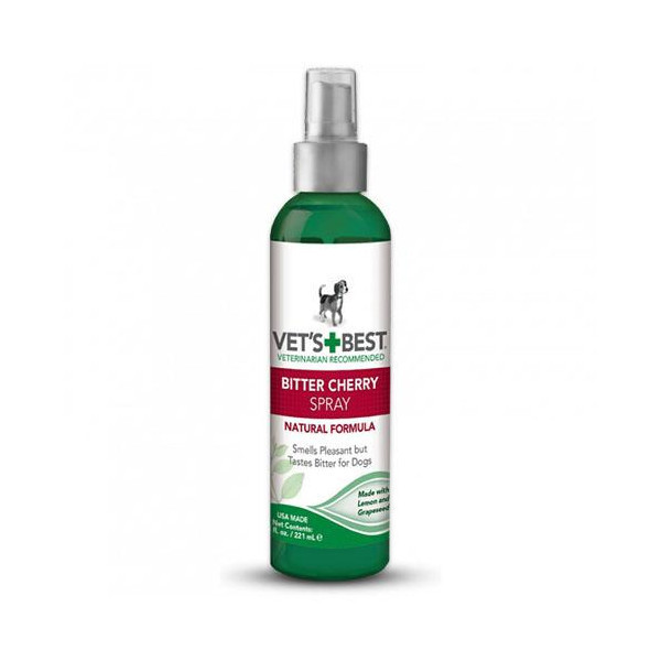 Спрей Vet`s Best Bitter Cherry Spray антигрызин для собак, 221 мл