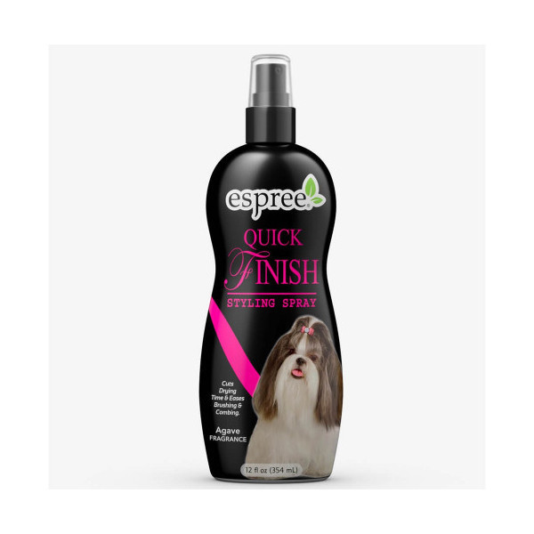 Спрей для собак ESPREE Quick Finish Styling Spray легкое расчесывание, с ароматом агавы, 355 мл