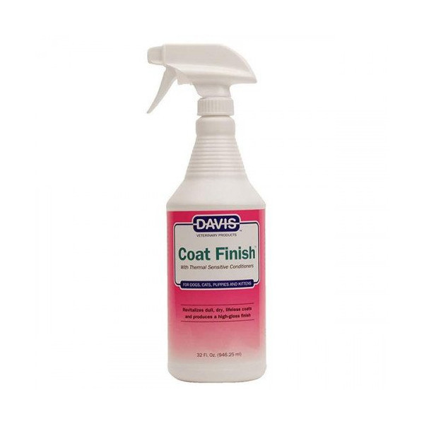 Средство Davis Coat Finish для восстановления шерсти у собак и котов, 3.8 л