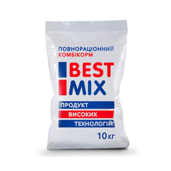 Стартовый комбикорм Best Mix для индюков от 0 до 55 дней, 10 кг