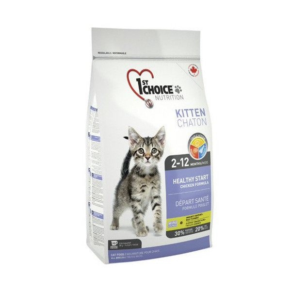 Сухой корм 1st Choice Kitten Healthy Start для котят от 2-х до 12-ти месяцев, 350 г