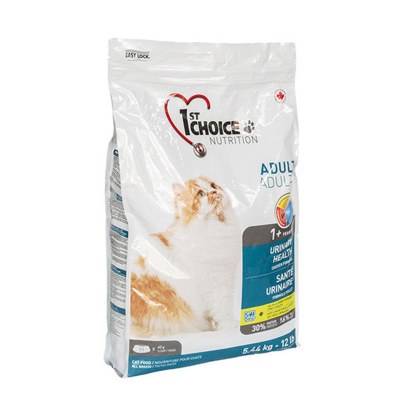 Сухой корм 1st Choice Urinary Health для кошек от 1 года, склонных к мочекаменной болезни, 5.44 кг