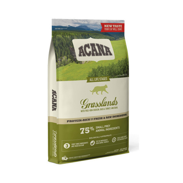Сухой корм Acana Grasslands Cat для кошек всех пород, 1.8 кг
