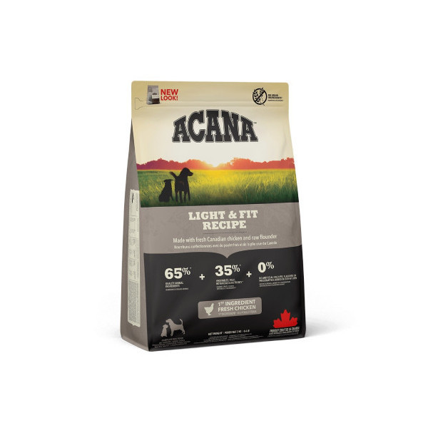 Сухой корм Acana Light & Fit против ожирения для взрослых собак всех пород, 2 кг