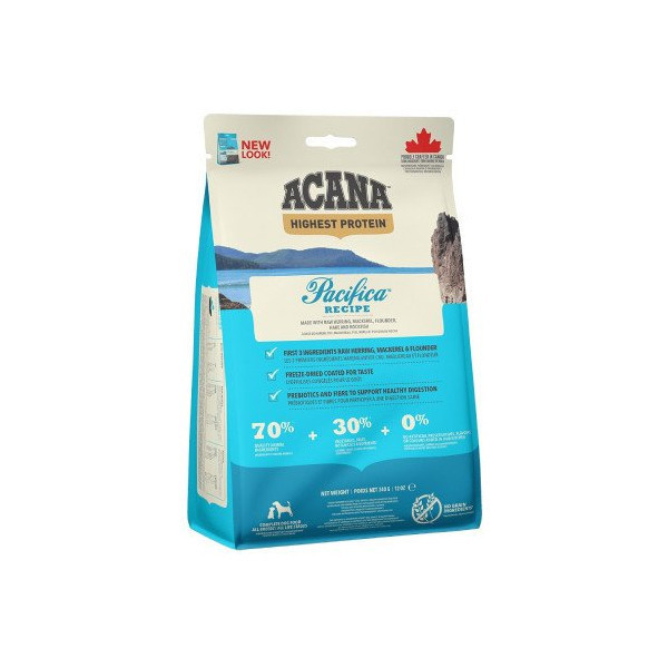 Сухой корм Acana Pacifica Dog со вкусом тихоокеанской рыбы для собак всех пород, 340 г