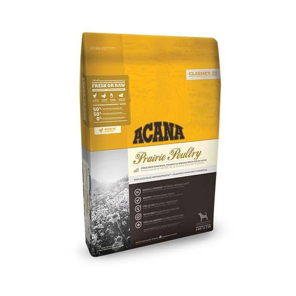 Сухой корм Acana Prairie Poultry со вкусом птицы для собак всех пород, 2 кг