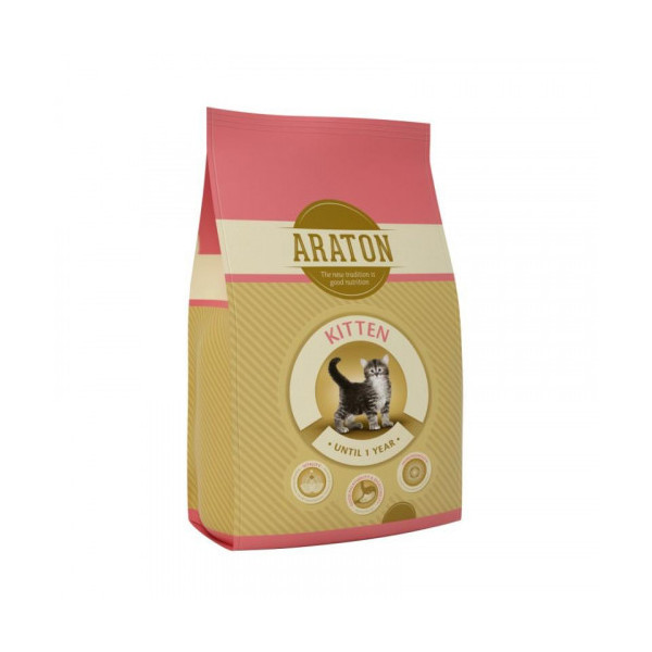 Сухой корм Araton Adult Kitten для кошек весом от 0.5 до 5 кг, 1.5 кг