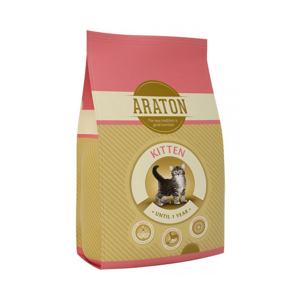 Сухой корм Araton Adult Kitten для кошек весом от 0.5 до 5 кг, 400 г
