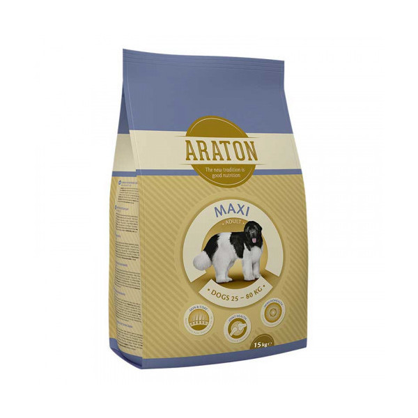 Сухой корм Araton Adult Maxi для собак весом от 25 до 80 кг, 15 кг