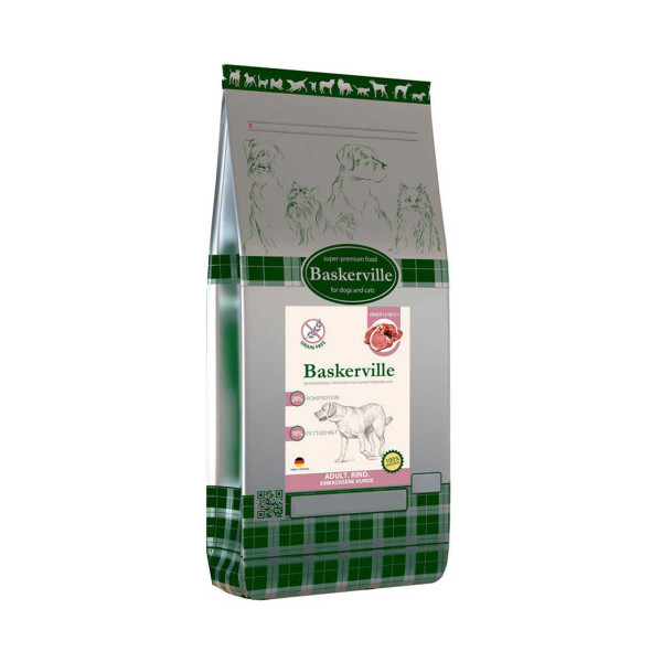 Сухой корм Baskerville HF Adult Getreidefrei Rind для взрослых собак, 7.5 кг