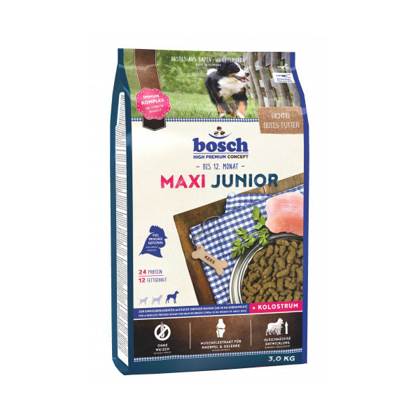 Сухой корм Bosch HPC Maxi Junior, для щенков, 3 кг