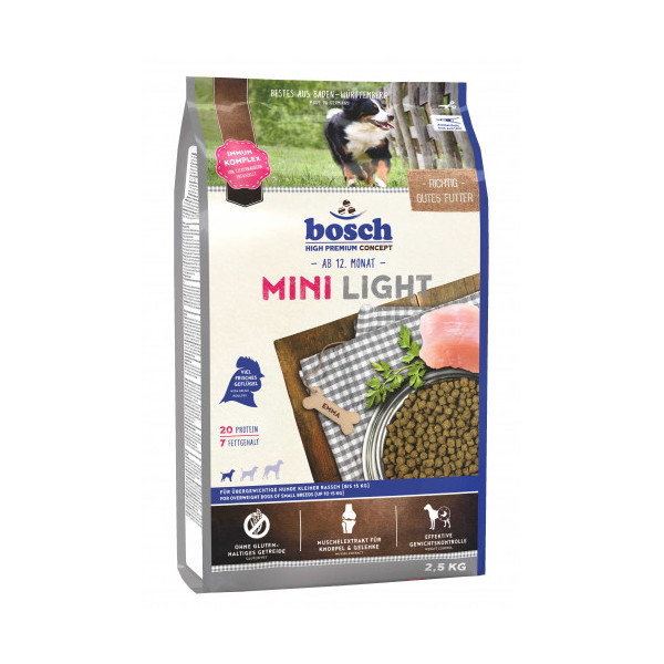 Сухой корм Bosch HPC Mini Light, для собак, 1 кг