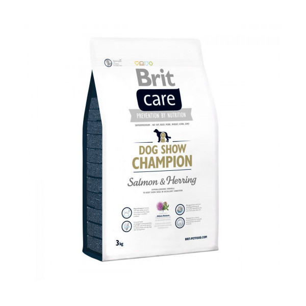 Сухой корм Brit Care Dog Show Champion, для выставочных собак, 3 кг