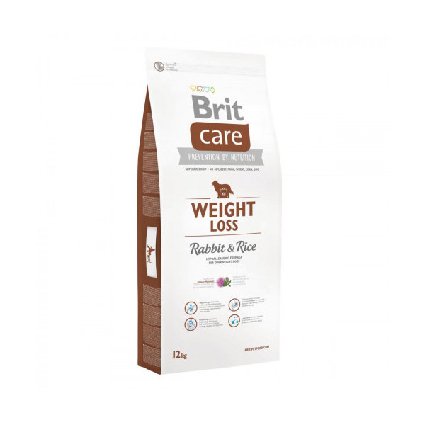 Сухой корм Brit Care Weight Loss Rabbit & Rice, для собак с избыточным весом, 12 кг