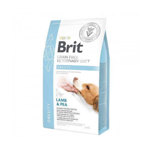Сухой корм Brit GF VetDiets Dog Obesity, при избыточном весе, для собак, 2 кг