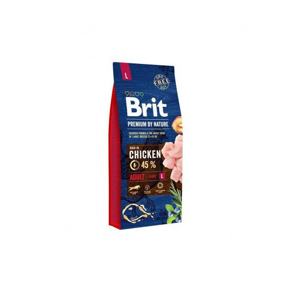 Сухой корм Brit Premium Dog Adult L, для собак крупных пород, 8 кг