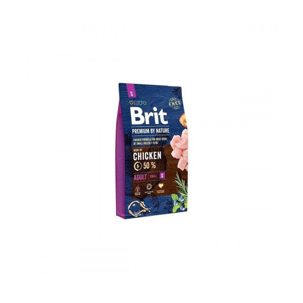 Сухой корм Brit Premium Dog Adult S, для собак малых пород, 8 кг