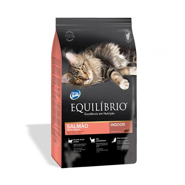 Сухой корм Equilibrio Cat с лососем суперпремиум, для котов, 0.5 кг