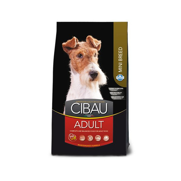 Сухой корм Farmina Cibau Adult Mini для взрослых собак мелких пород, курица, 2.5 кг