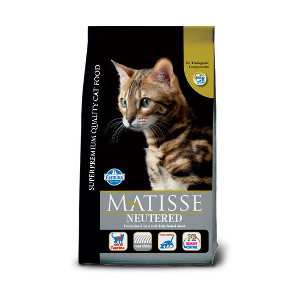 Сухой корм Farmina Matisse Neutered Chicken для стерилизованных кошек, с курицей, 1.5 кг