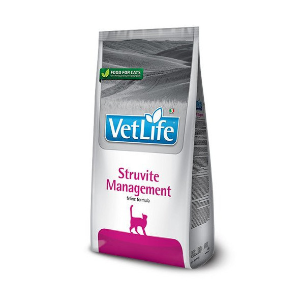 Сухой корм Farmina Vet Life Management Struvite для кошек, при рецидивах струвитных уролитов, 400 г