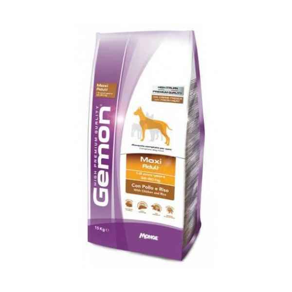 Сухой корм GEMON DOG Maxi Adult курица с рисом 15 кг