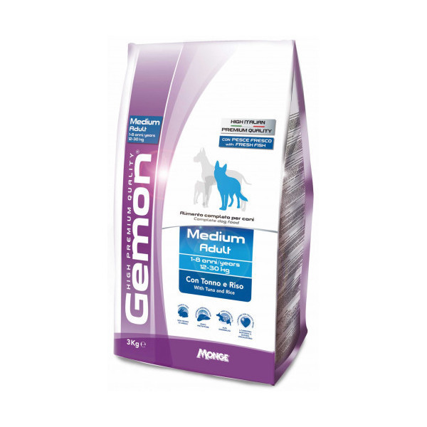 Сухой корм GEMON DOG Medium Adult тунец с рисом 15 кг