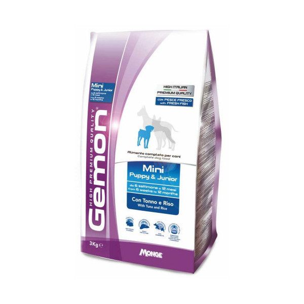 Сухой корм GEMON DOG Mini Puppy & Junior тунец с рисом 3 кг