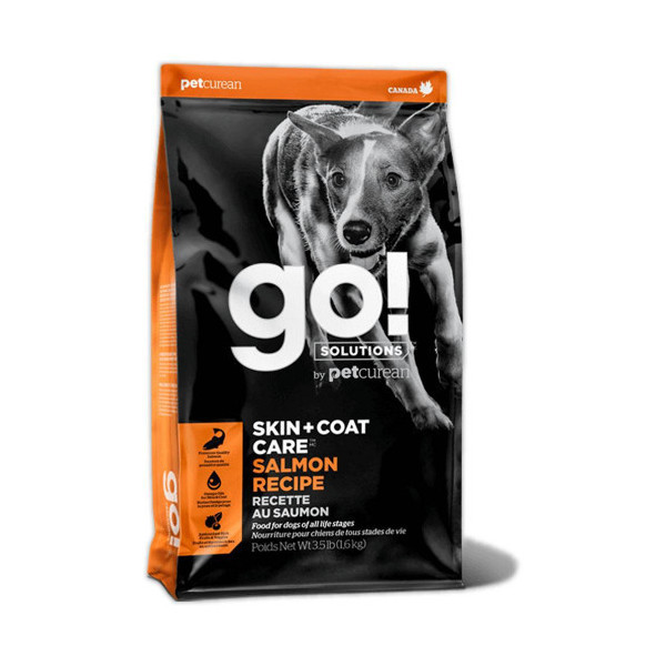 Сухой корм GO! Solutions Skin & Coat Care Salmon для собак и щенков, с лососем и овсянкой, 1.59 кг