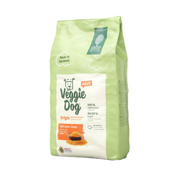 Сухой корм Green Petfood VeggieDog Origin Adult Red Lentil для взрослых собак, красная чечевица, 10 кг