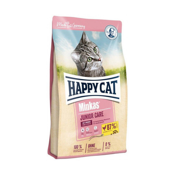 Сухой корм Happy Cat Minkas Junior Care для котят, со вкусом птицы, 1.5 кг