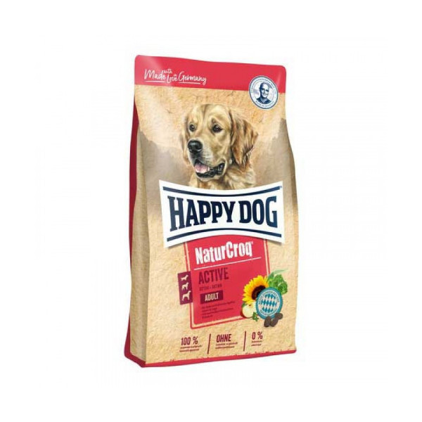 Сухой корм Happy Dog Adult NaturCroq Active для взрослых собак с повышенной потребностью в энергии, 15 кг