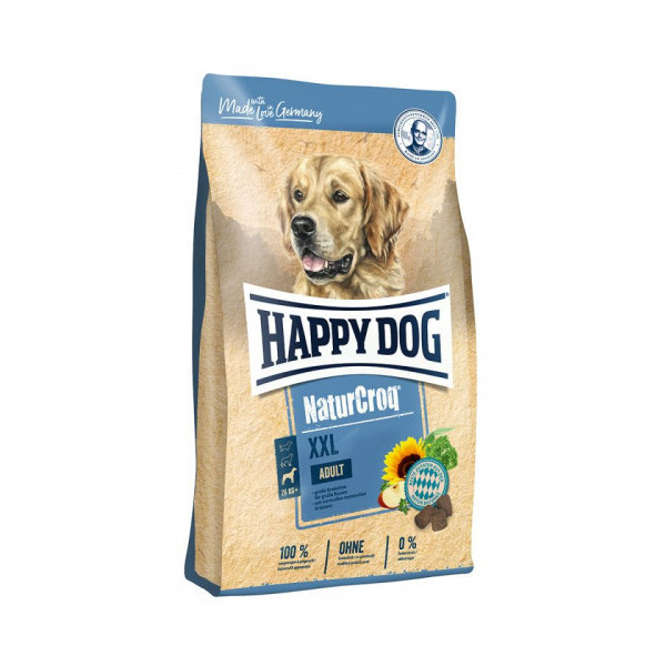 Сухой корм Happy Dog Adult NaturCroq XXL для взрослых собак крупных и гигантских пород, 15 кг