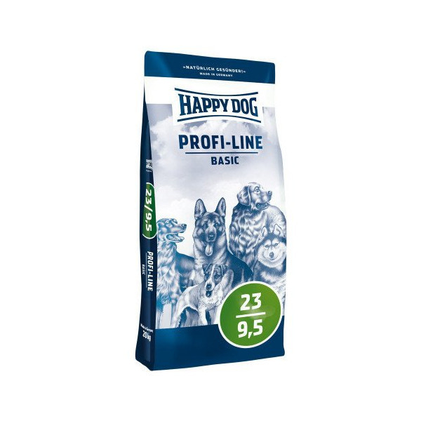 Сухой корм Happy Dog Profi-Line Basic 23/9,5 для взрослых собак с нормальной потребностью в энергии, 20 кг
