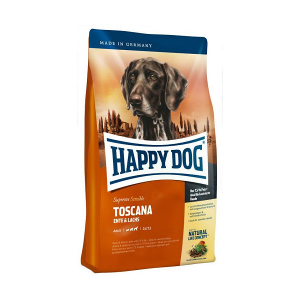 Сухой корм Happy Dog Supreme Sensible Toscana для всех взрослых собак всех пород, 4 кг