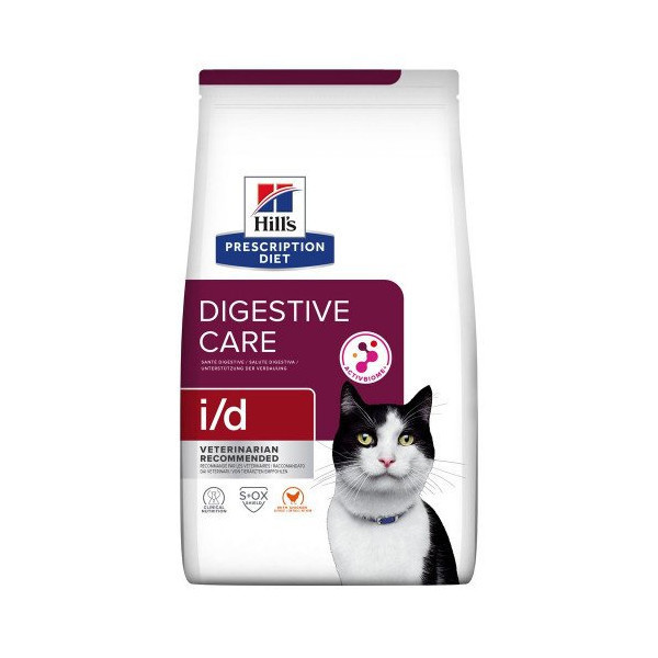 Сухой корм Hill's Feline I/D для котов, при заболеваниях желудочно-кишечного тракта, AB+, 1.5 кг