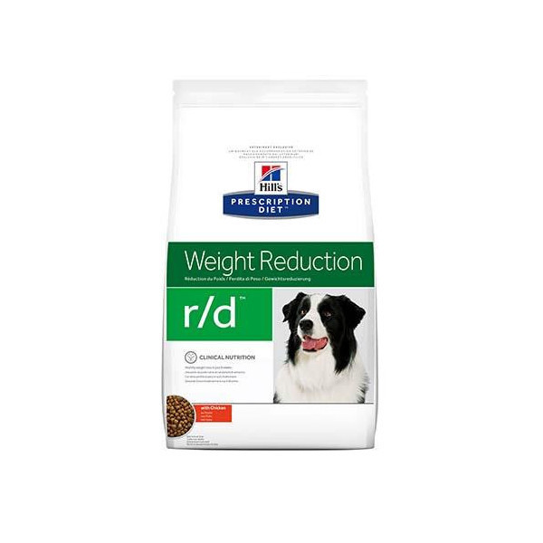 Сухой корм Hill's Prescription Diet Canine r/d Weight Reduction для собак, с курицей, 12 кг