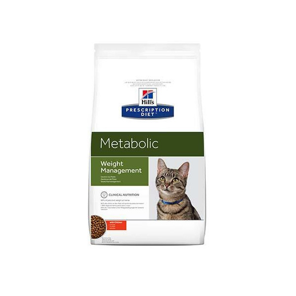 Сухой корм Hill's Prescription Diet Feline Metabolic Weight Management для кошек, с курицей, 4 кг
