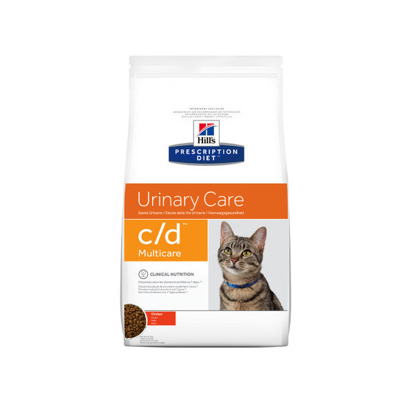 Сухой корм Hill's Prescription Diet Feline c/d Multicare Urinary Care для кошек, с курицей, 10 кг